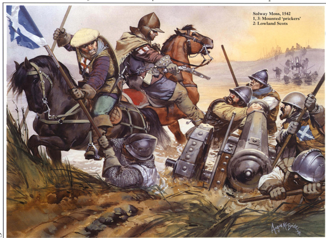 Solway Moss, 1542.  © Angus MacBride & Osprey