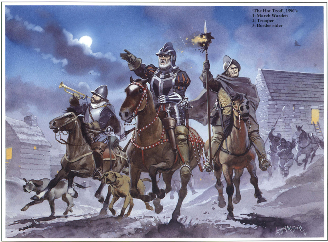 The Hot Trod, 1590s.© Angus MacBride & Osprey